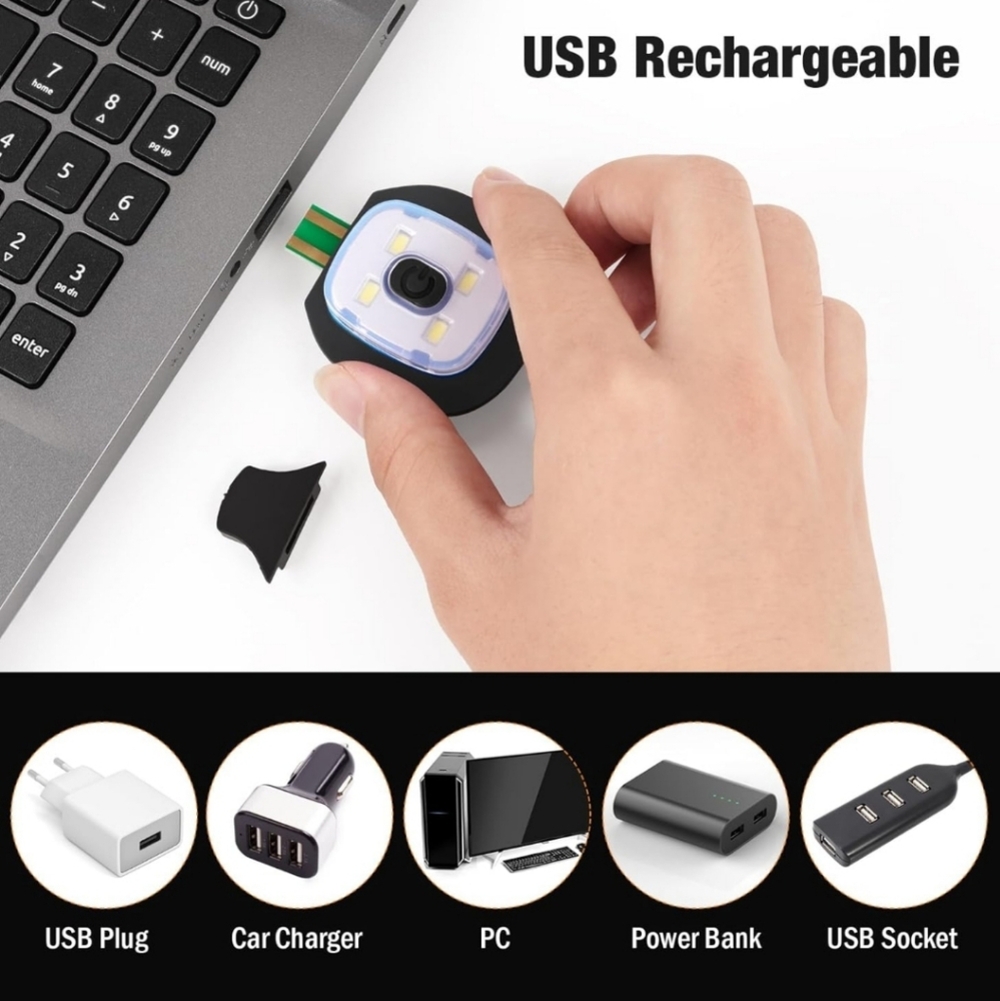LED Beanie,USB Rechargeable - Picture 2 of 6